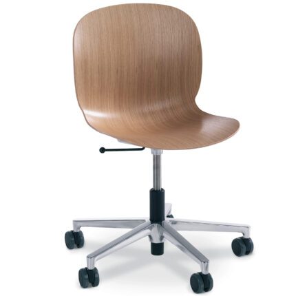 Noor 6075 puidust ratastel kontoritool