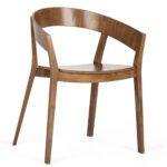 Painutatud vineerist käetugedega söögitool Archer