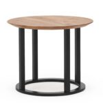 Ümmargune tammest diivanilaud Skag