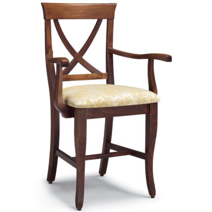 Käetugedega klassikaline puidust tool 574-P