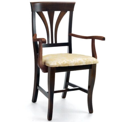 Käetugedega klassikaline puidust tool 633 P