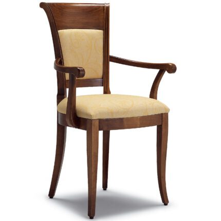 Käetugedega klassikaline puidust tool 820 P