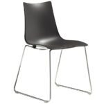 Metallist kelkjalaga plastiktool Zebra Sledge