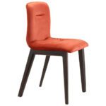 Puidust jalgadega polsterdatud söögitool NAtural Alice Pop