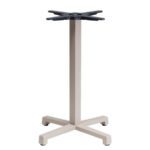 Värviga kaetud malmist lauajalg Cross