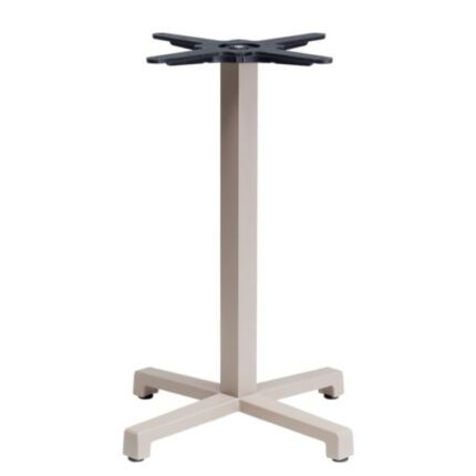 Värviga kaetud malmist lauajalg Cross