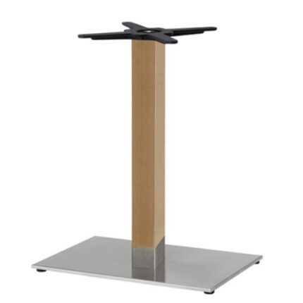 Puidust ja terasest lauajalg Natural Tiffany