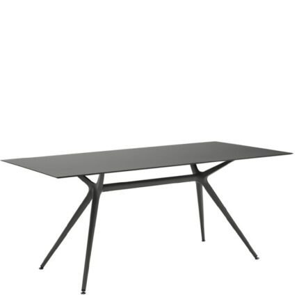 Nelja jalaga terasest pulbervärvitud lauajalg Metropolis L