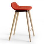 Bop Wood Bar Stool