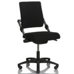 HÅG H03 350 kontoritool on saadaval musta jalaristiga ja käetugedeta