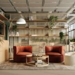 Kaks Oko tugitooli lounge-alas, luues hubase ja kutsuva istumisnurga.