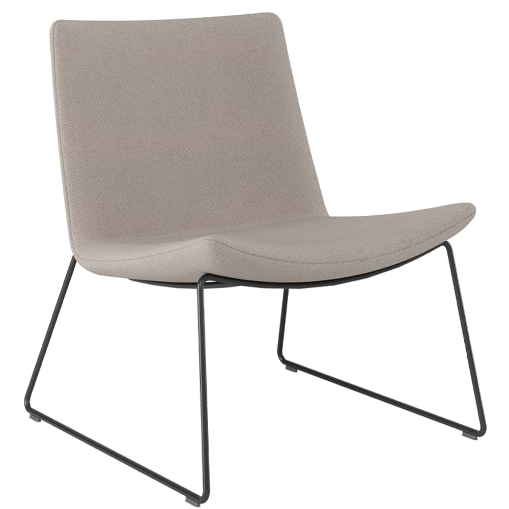 swoosh lounge metall Swoosh lounge-stiilis metalljalgadega tool on suurepärane lisa igasse puhke- või ooteruumi