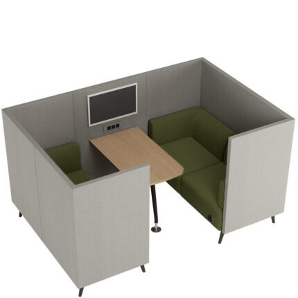 Tryst kõrge seljatoega 4-kohaline boks