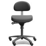 RH Activ 303 töötool klapitava seljatoe ja mugava lisapaksu polsterdusega istmega tööstus- ja laborikeskkonda