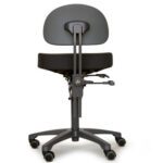 RH Activ 303 ergonoomiline töötool lisapaksu polsterdusega istmega mugavaks istumiseks ja seismiseks vahelduval tööl